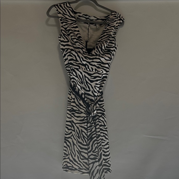 White House Black Market Dresses & Skirts - White House Black Market Black and White Asymmetrical Dress